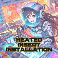 VC4 Printed Parts - Heated Insert Installation